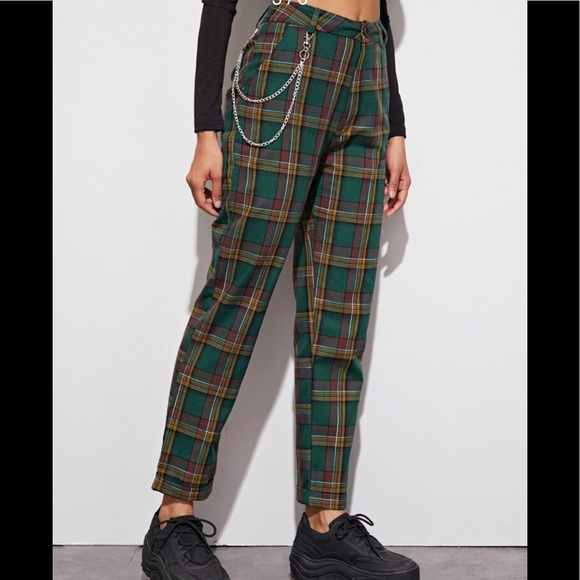 None Pants - NWOT Plaid Pants